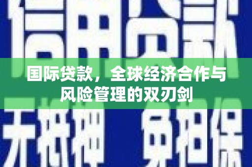 遂宁国际贷款，全球经济合作与风险管理的双刃剑
