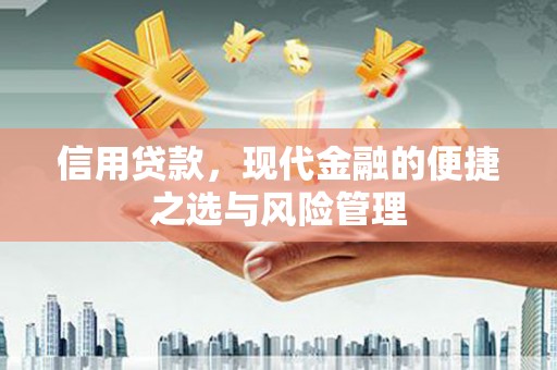 遂宁信用贷款，现代金融的便捷之选与风险管理