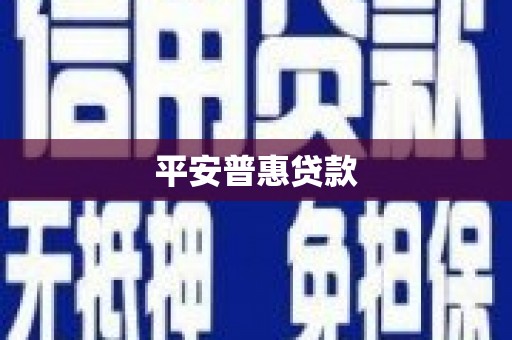 遂宁平安普惠贷款