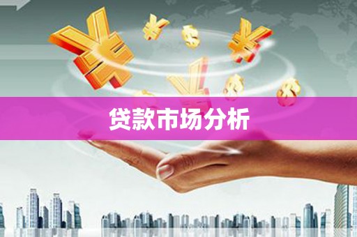 遂宁贷款市场分析