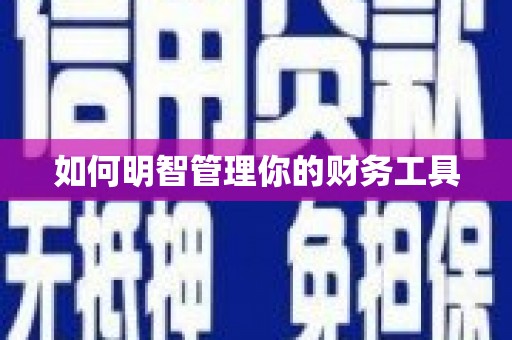 遂宁如何明智管理你的财务工具