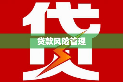 遂宁贷款风险管理
