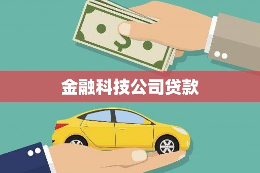 遂宁金融科技公司贷款