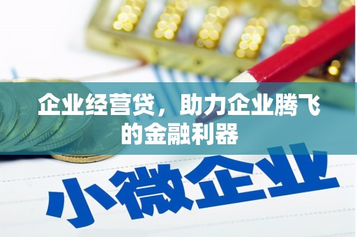 遂宁企业经营贷，助力企业腾飞的金融利器