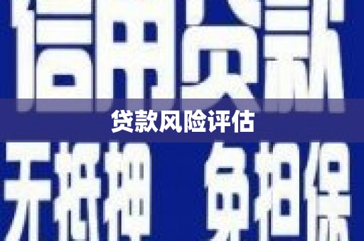 遂宁贷款风险评估