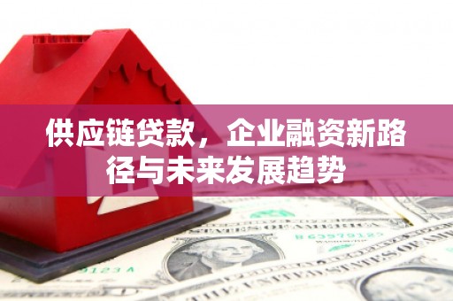 遂宁供应链贷款，企业融资新路径与未来发展趋势