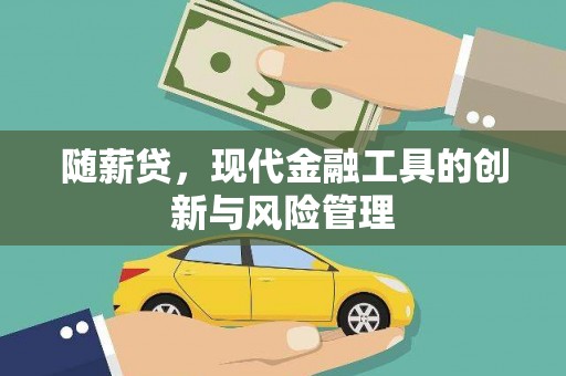 遂宁随薪贷，现代金融工具的创新与风险管理