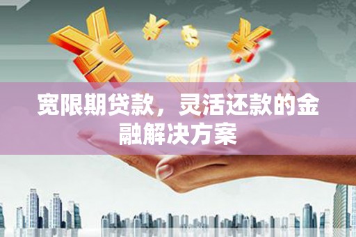 遂宁宽限期贷款，灵活还款的金融解决方案