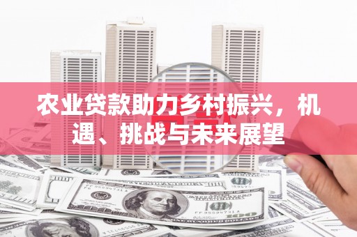 遂宁农业贷款助力乡村振兴，机遇、挑战与未来展望