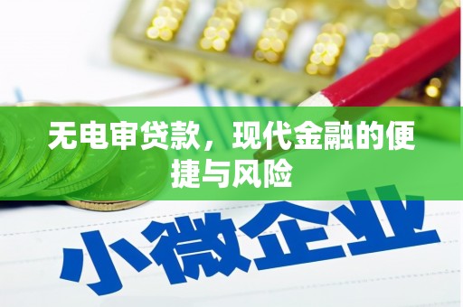遂宁无电审贷款，现代金融的便捷与风险