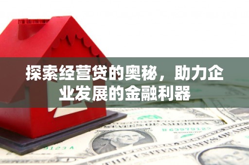遂宁探索经营贷的奥秘，助力企业发展的金融利器