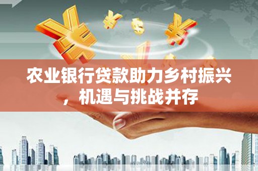 遂宁农业银行贷款助力乡村振兴，机遇与挑战并存