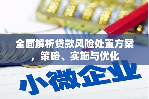 遂宁全面解析贷款风险处置方案，策略、实施与优化