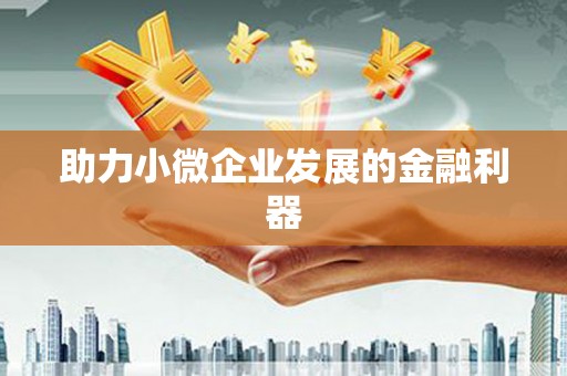 遂宁助力小微企业发展的金融利器