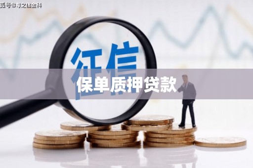 遂宁保单质押贷款